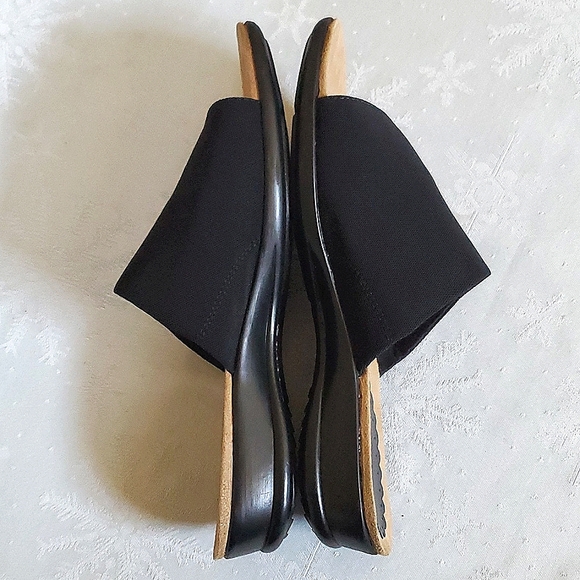 Bass Black Giada Mule Slides Heel Women's Size 10M - Picture 9 of 11